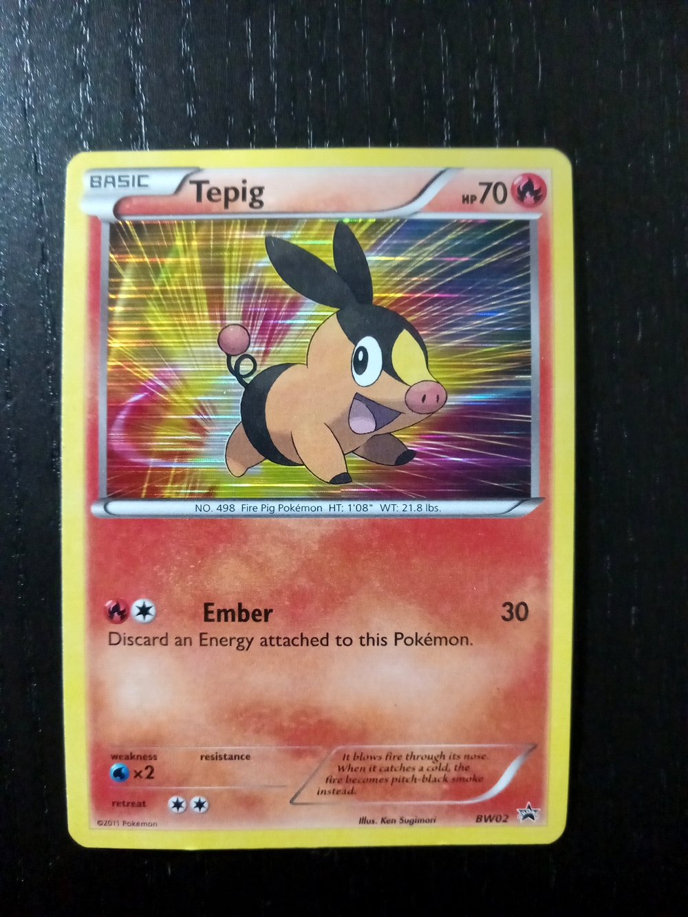 ⚡$2 ad On⚡️ 2021 Pokémon McDonald's 25th Anniversary Tepig 13/25 HOLO Promo Card